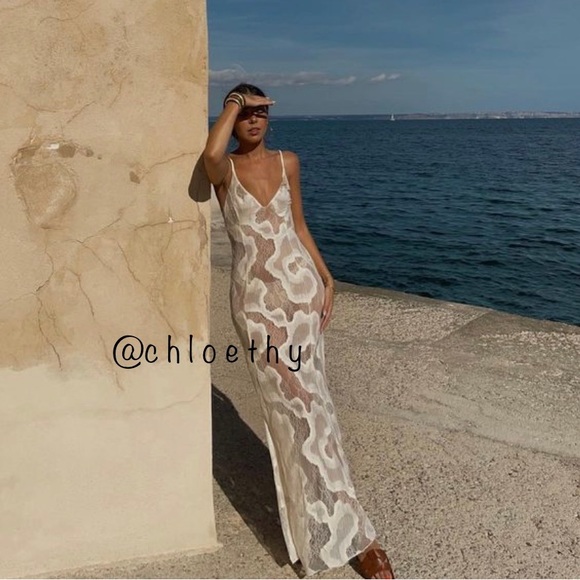 Zara LONG SLIP DRESS - Picture 15 of 16